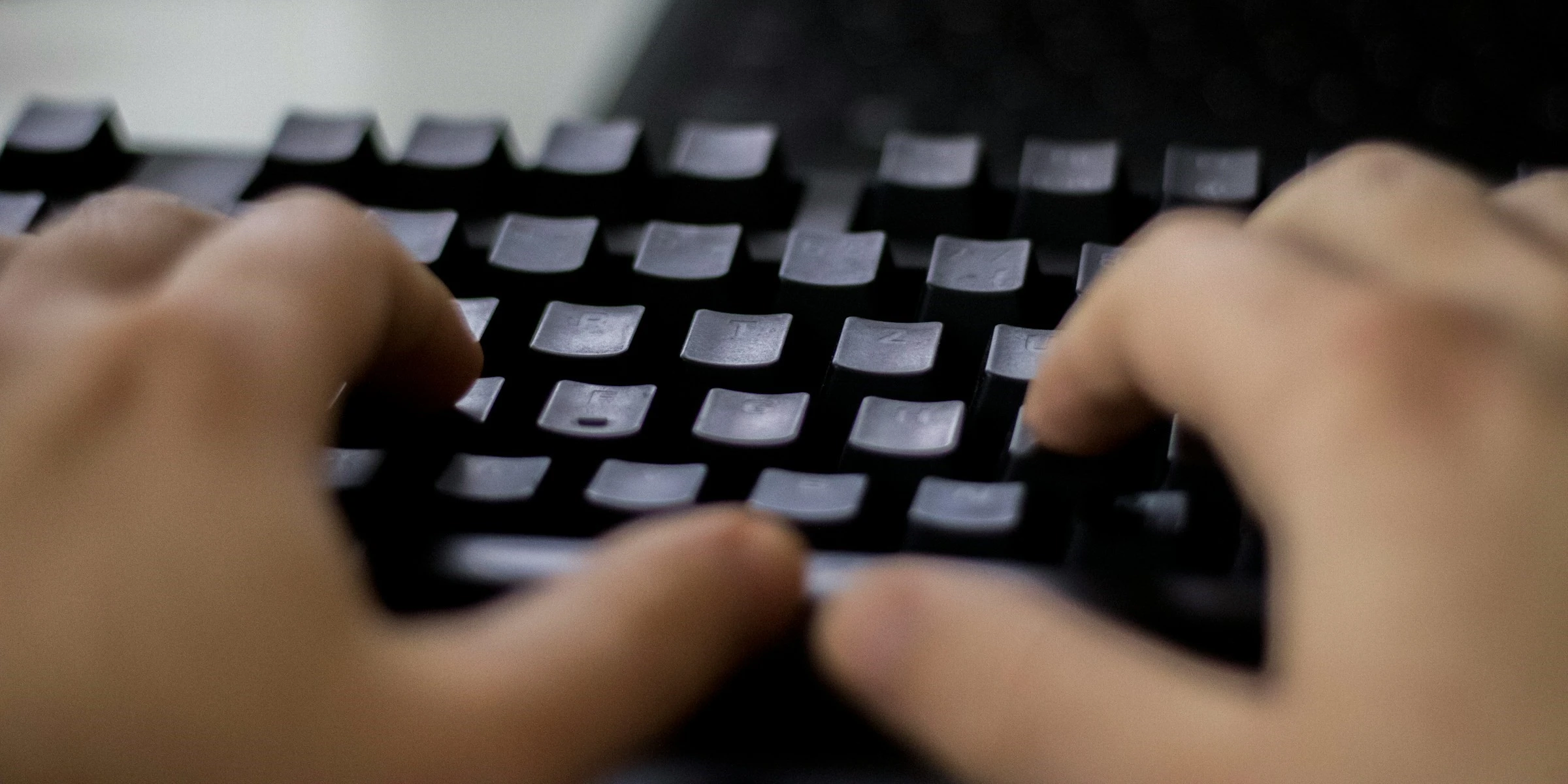 Typing-on-keyboard